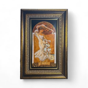 Peter Nixon b1956 Thalo Lady White Gown LE Giclee