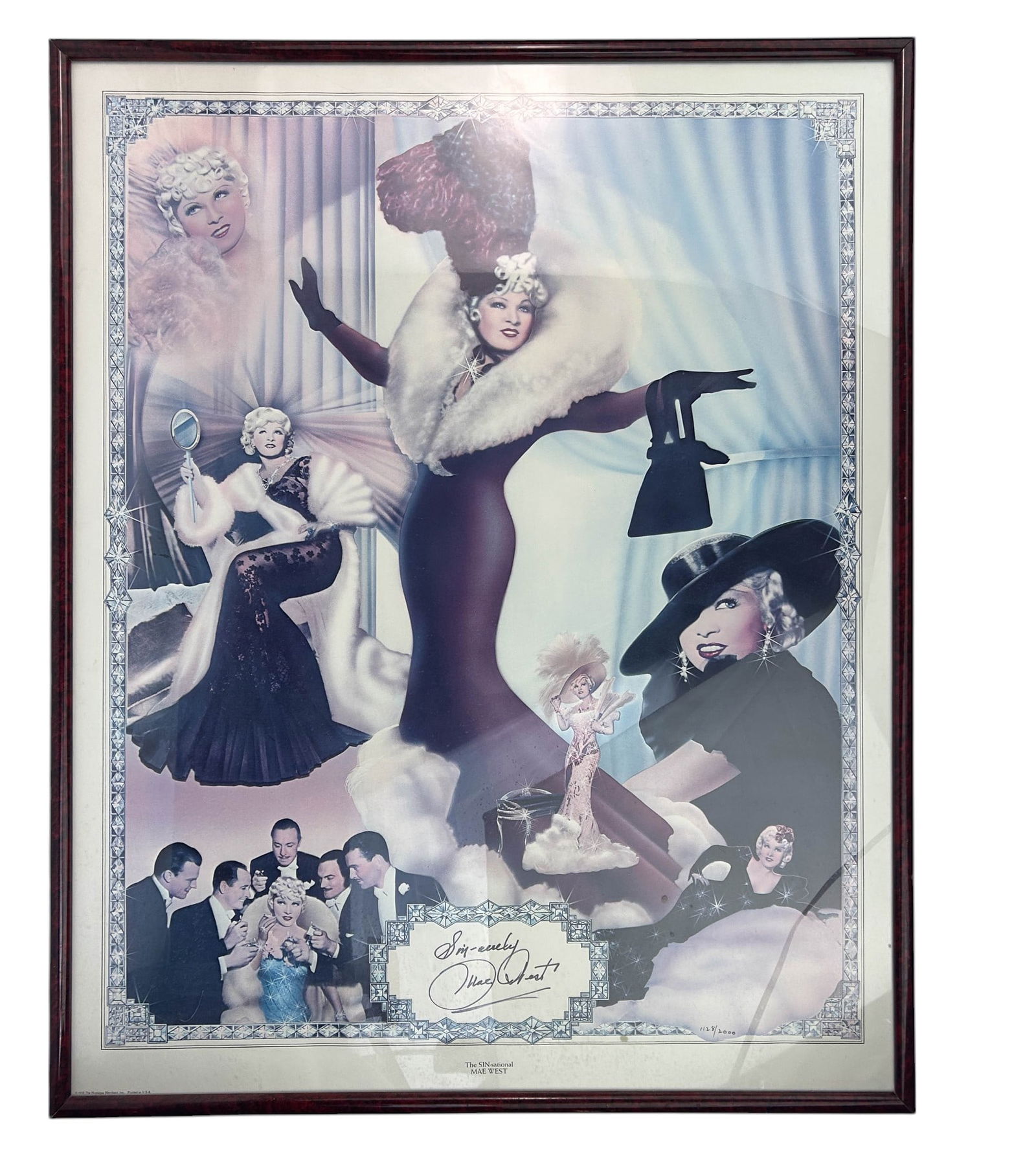Mae West Autographed Limited Edition Poster w COA (1 of 4)