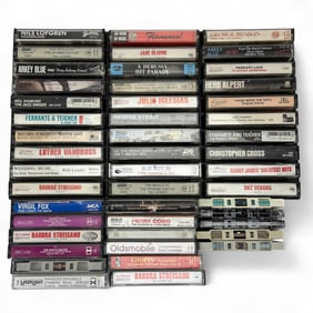 Vintage Music Cassette Tapes Estate Collection Lot