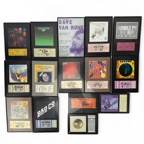 Supertramp Kansas Ticket Stubs & Album Covers 15p