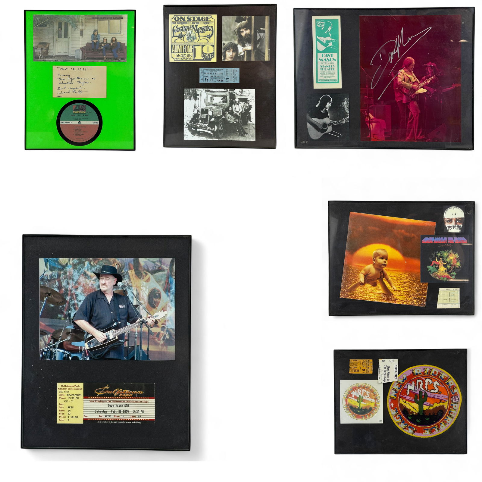 Dave Mason Crosby Still Nash Concert Album Tickets (1 of 7)