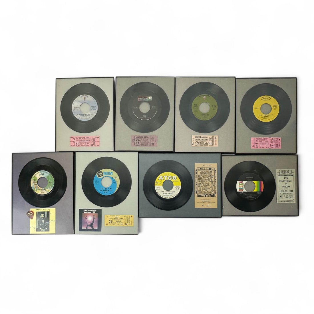 George Benson Alice Cooper Vinyl Record Ticket LOT (1 of 6)