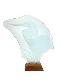 Ramon Romero 1951-2019 Wildlife Glass Sculpture