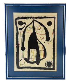 Joan Miro 1893-1983 The Foreign Woman Lithograph