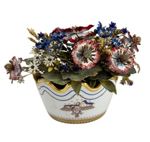 Jane Hutcheson Mottahedeh Tole Floral Arrangement