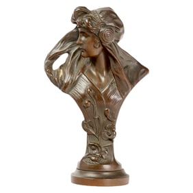 Hans Muller 1873-1937 Antique Petite Bronze Statue