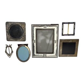 Tiffany Inman Sterling, 800 & Silverplate Frame 6p
