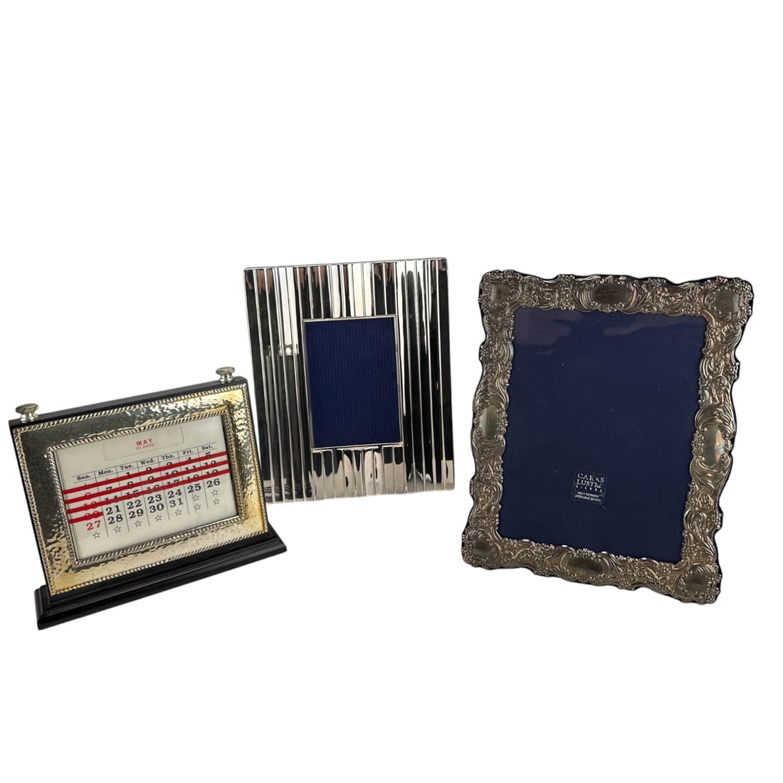 Carrs Argenta Sterling 925 Picture Frames 3p LOT (1 of 9)