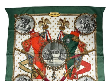 Hermes Paris Napoleon by Ledoux Luxury Silk Scarf