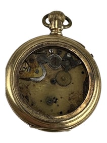 Rolex Gold Tone Mechanical Pocket Watch #6579676