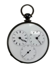 Robert Roskell English Silver Mens Pocket Watch