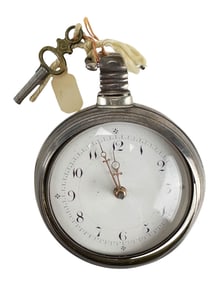 John Bentley Sterling Birmingham Pocket Watch 1819