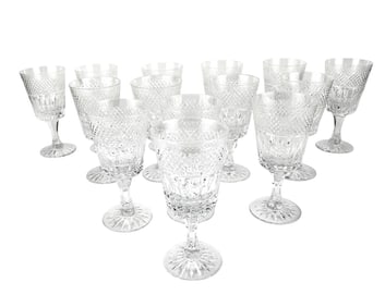 Royal Brierley Crystal Stratford Wine Goblets 13pc