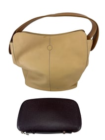 Tods Shoulder Bag & Louis Vuitton Zippered Wallet