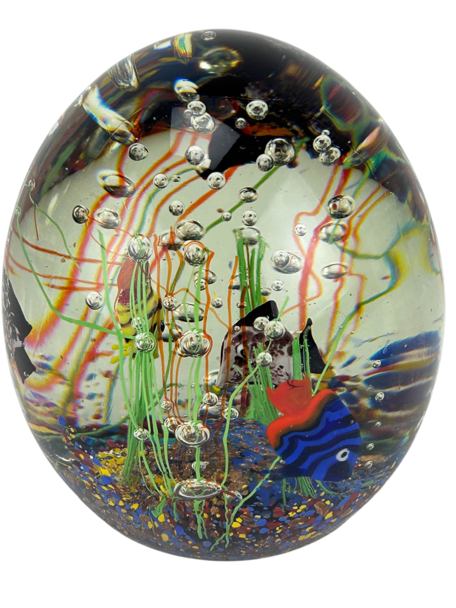 Murano Glass Tropical Fish Aquarium Paperweight (1 of 4)