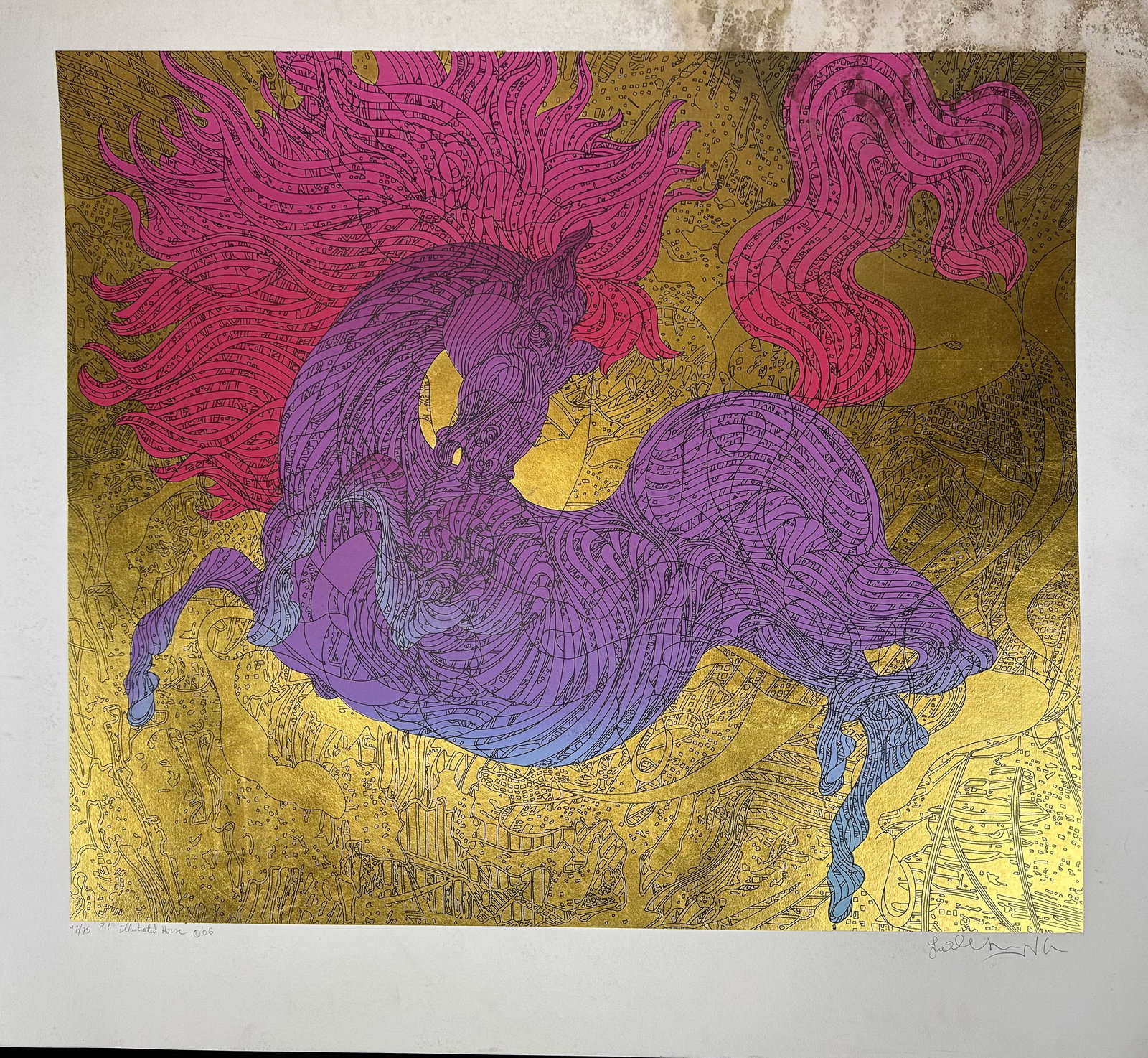 Guillaume Azoulay b1949 Colored Serigraph Print (1 of 8)