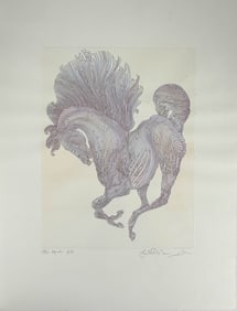 Guillaume Azoulay b1949 Colored LE Aquatint Print