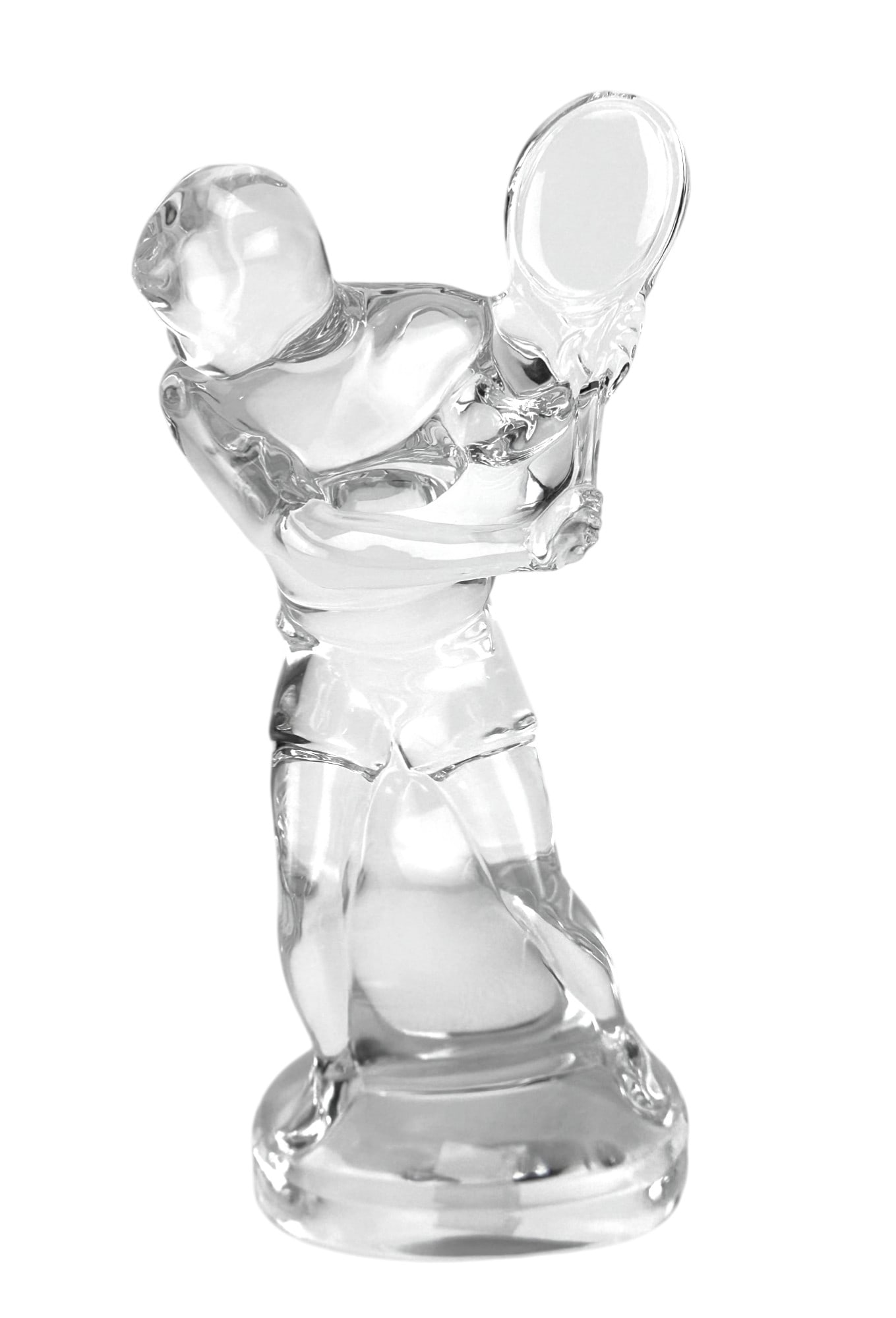 Baccarat Crystal Tennis Sport Male Player Figurine (1 of 5)