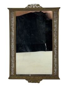 Hollywood Regency Gilt Ormolu Filigree Mirror Tray