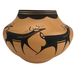Anderson & Avelia Peynetsa Zuni NM Pottery Vessel