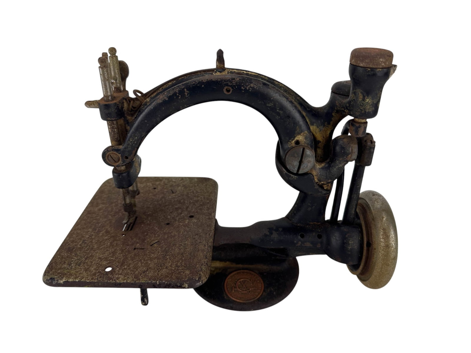Wilcox & Gibbs Cast Iron Hand Crank Sewing Machine (1 of 6)