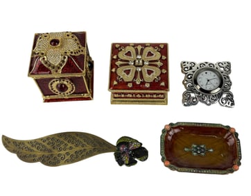 Jay Strongwater Wendy Reed Brighton 5pc Group LOT