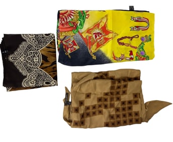 Versace Bottega Venetta Valentino Designer Scarves