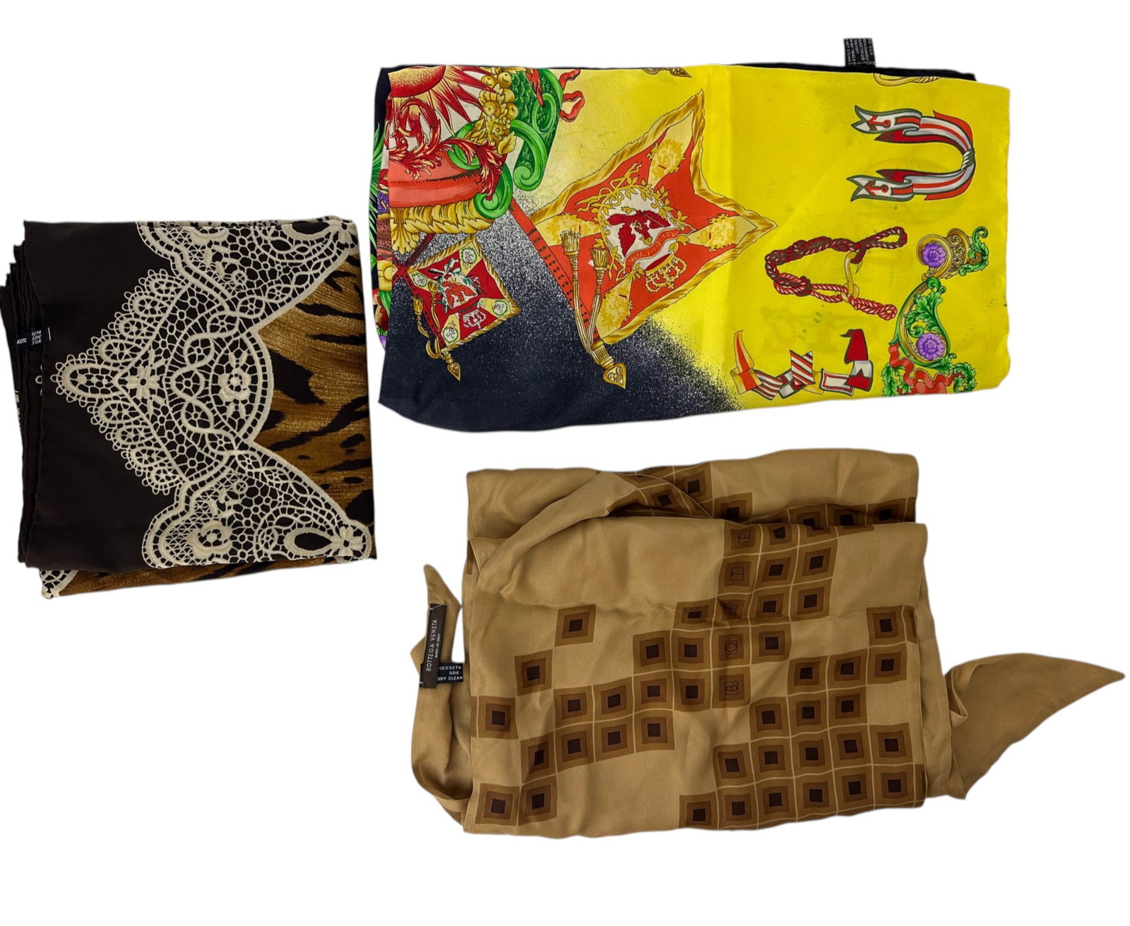 Versace Bottega Venetta Valentino Designer Scarves (1 of 4)