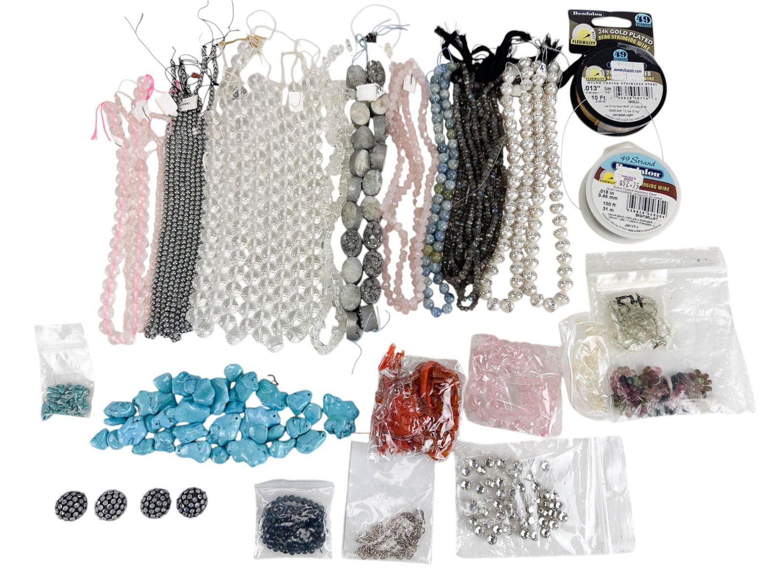 Estate Lot Jewelry Making Beads and Wire Supplies (1 of 8)