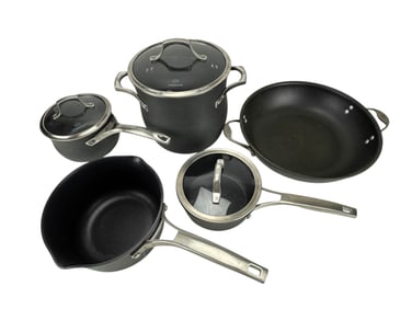 Calphalon Nonstick Hard Anodized Cookware 5p LOT