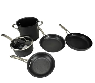 Calphalon Hard Anodized Nonstick Cookware 5pc LOT