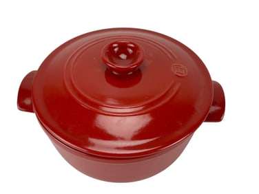 Emile Henry Red Flame French Ceramic Dutch Oven
