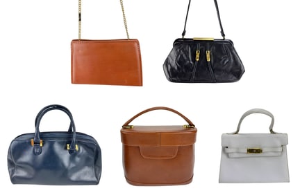 Ferragamo Saltz Cross Moskowitz Purse Bags 5pc LOT