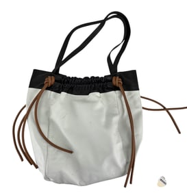 Proenza Schouler White Black Brown Leather Bag