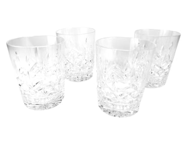 Waterford Lismore Double Old Fashioned Glasses 4pc