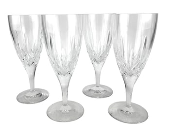 Waterford Lismore Nouveau Iced Tea Goblets 4pc LOT