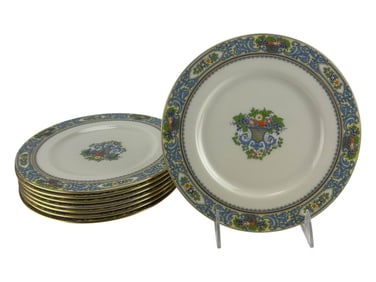 Lenox Autumn Porcelain Enamel Salad Plates 8pc LOT