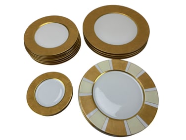 Haviland Limoges Serengeti Porcelain Plate 20p LOT
