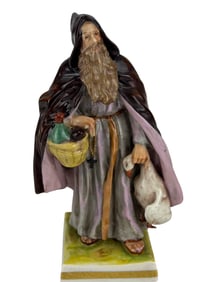 Richard Ginori Capodimonte Porcelain Monk Figurine