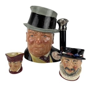 Royal Doulton Mini & Large Character Toby Jug Mugs