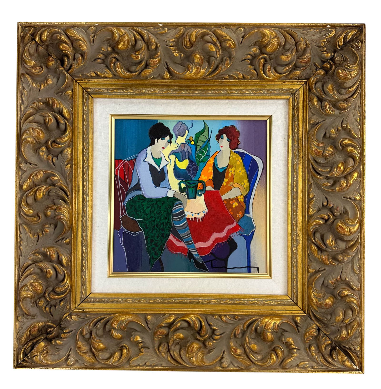 Itzchak Tarkay 1935-2012 Colored Serigraph Print (1 of 8)