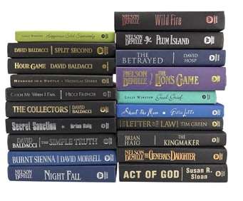 Collection Warner Books Hardcover Novels 20pc LOT