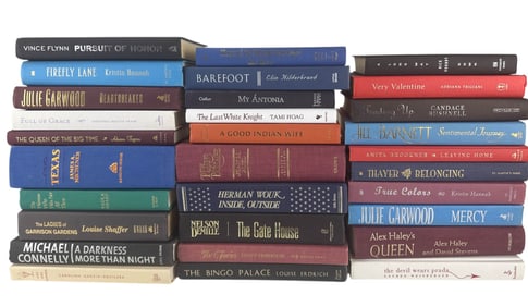 Collection Modern Fiction Hardcover Books 30pc LOT