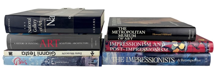 Coffee Table Art Reference Hardcover Books 7pc LOT