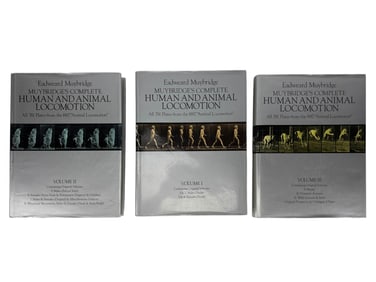 Muybridge Human Animal Locomotion 3 Vol Book Set
