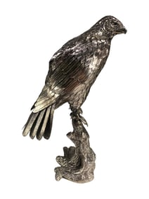 Mario Buccellati Sterling Silver Hawk Sculpture