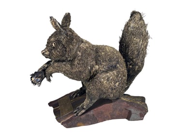Mario Buccellati .800 Silver Squirrel Sculpture