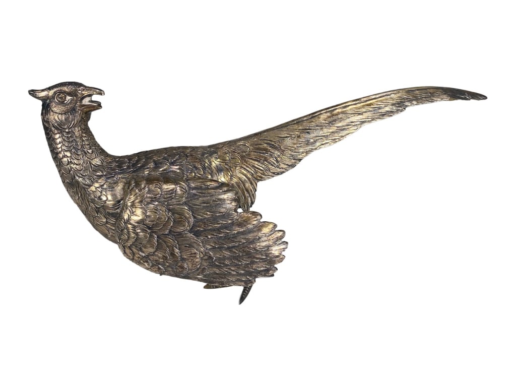 Estate 915 Silver Flying Pheasant Sculpture 747g (1 of 6)