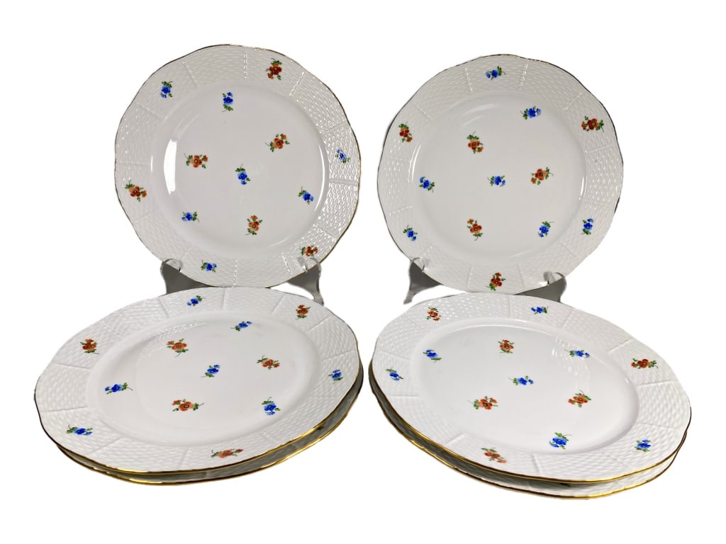 Herend Hungarian HP Porcelain Plates 6pc LOT (1 of 4)