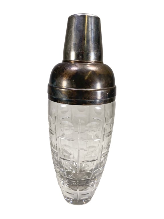 Baccarat Equinox Cut Crystal Cocktail S/P Shaker (1 of 5)